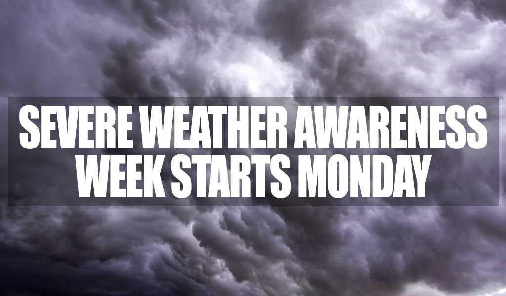 Severe Weather Awareness Week is April 8-12 - Vimarsana News