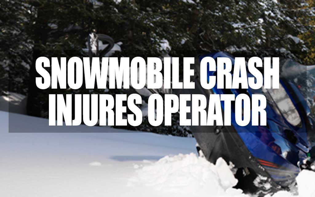 Snowmobile crash injures Becker woman - Vimarsana News