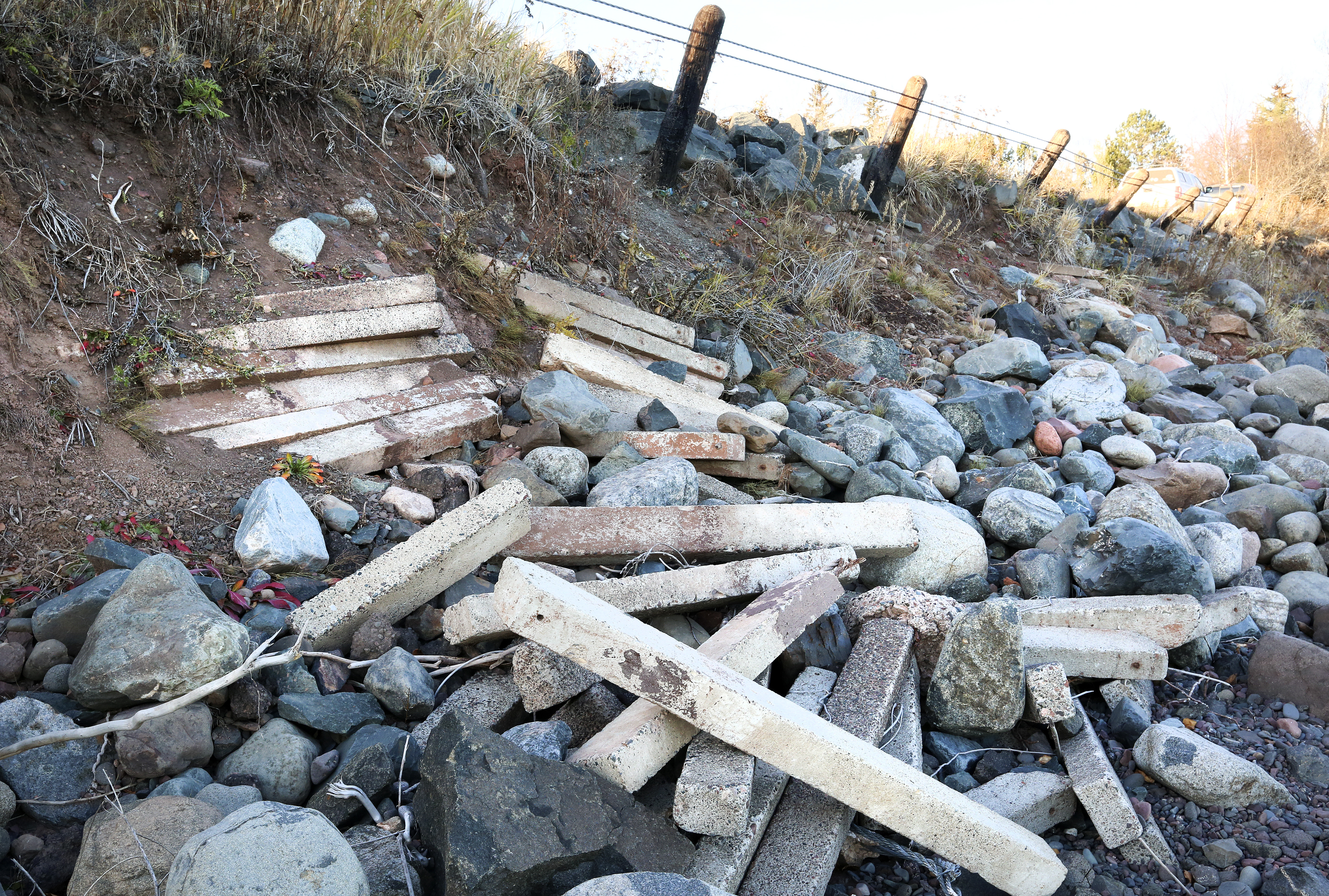Duluth, St. Louis County work to slow shoreline erosion - Vimarsana News
