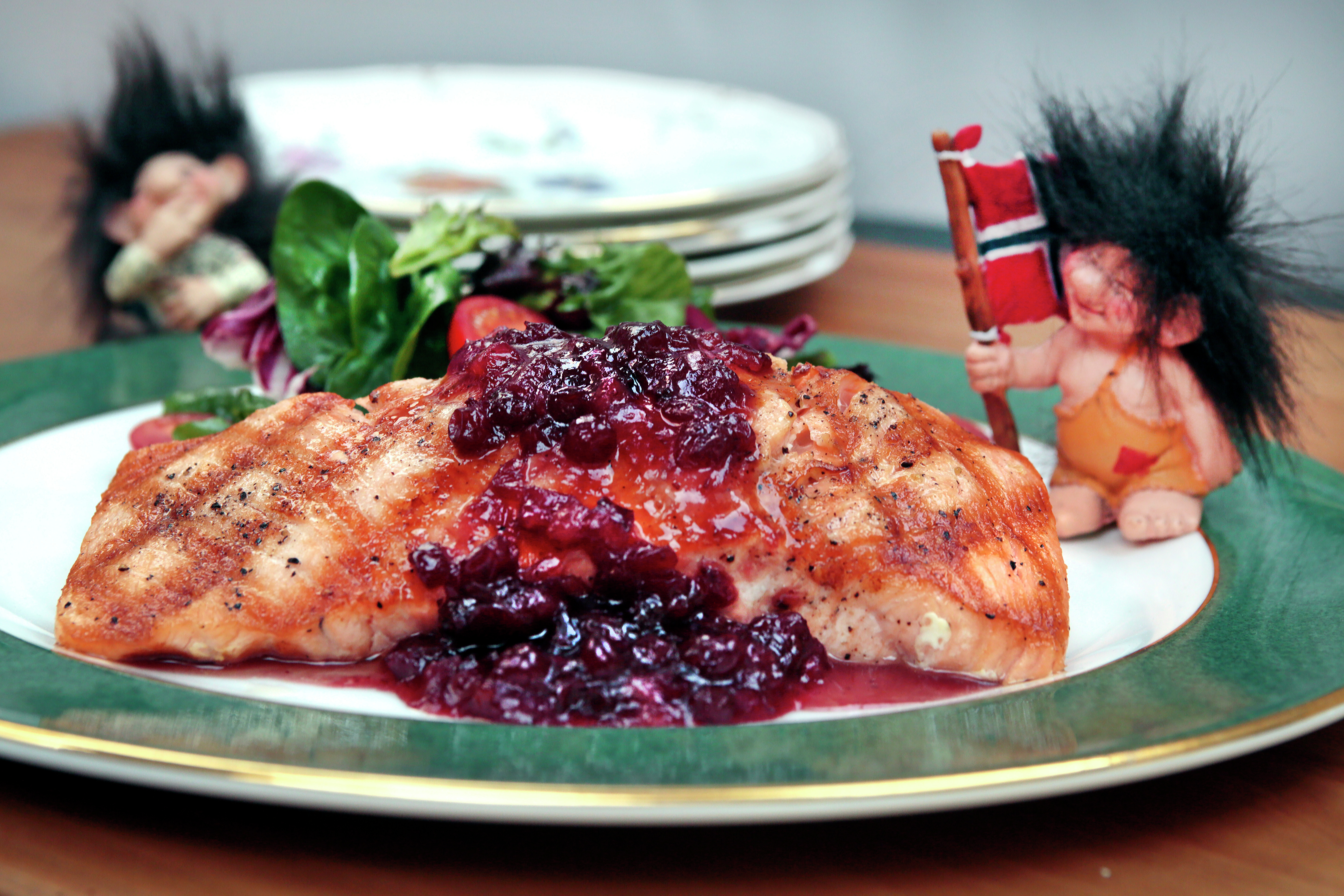 Home with the Lost Italian: Celebrate Syttende Mai with grilled salmon, lingonberry sauce - Vimarsana News
